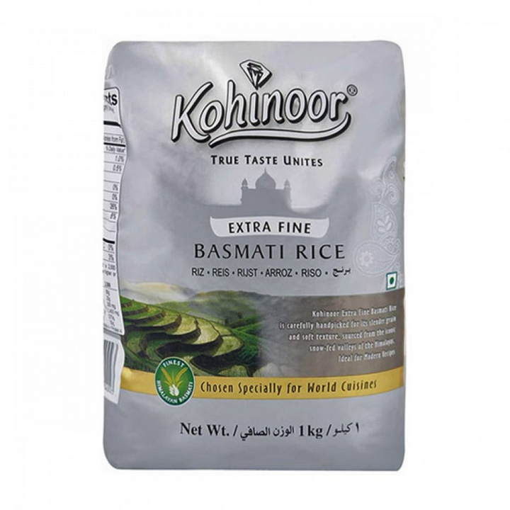KOHI Extra Fine Basmati Rice 1KG - Buy Online at Official Mustafa ...