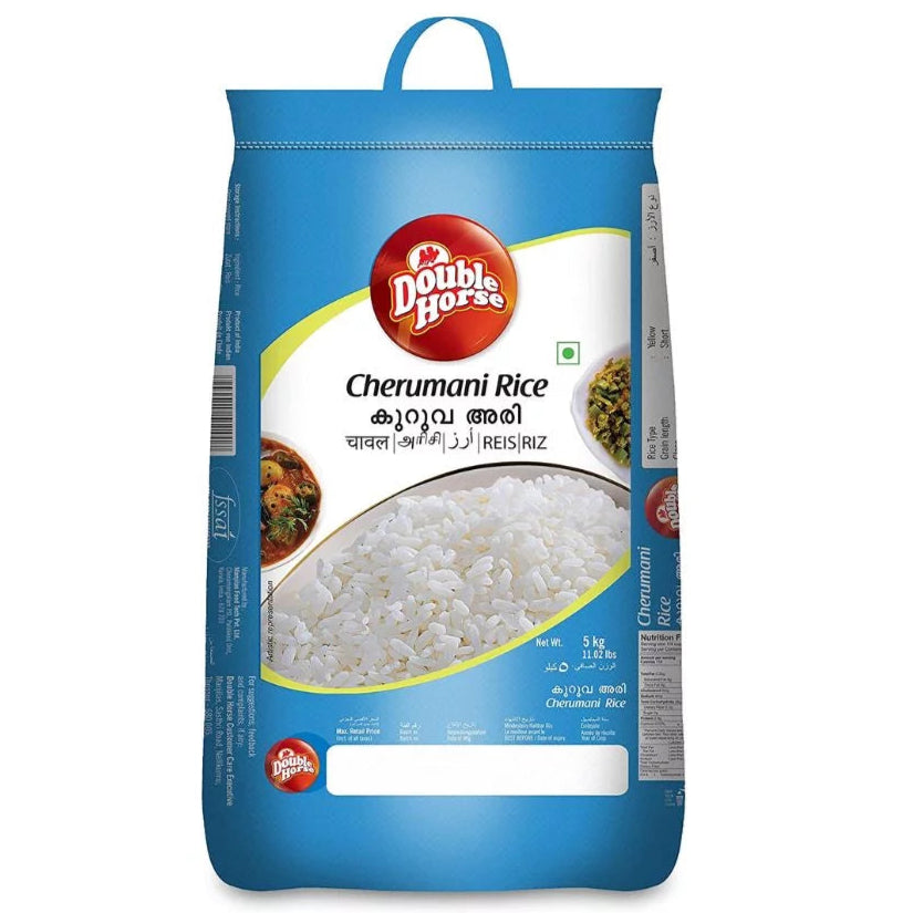 Double Horse Cherumani Rice 5kg - Buy Online at Official Mustafa Centre ...